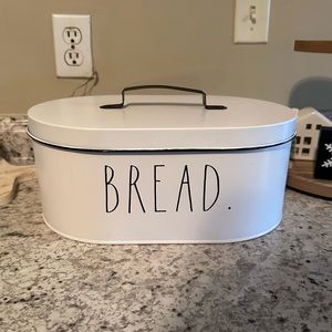 rae dunn metal bread box
